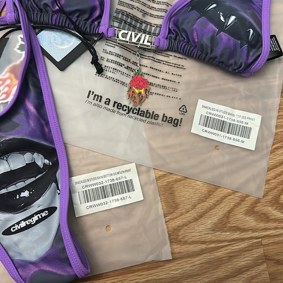 NWT Civil Regime swim set - Picture 3 of 11